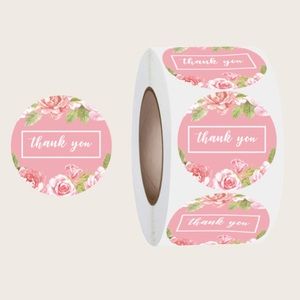 500 thank you stickers